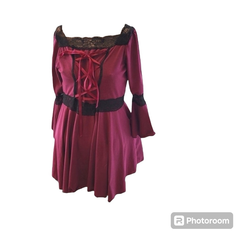 90s Gothic style corset dress juniors large women's xs